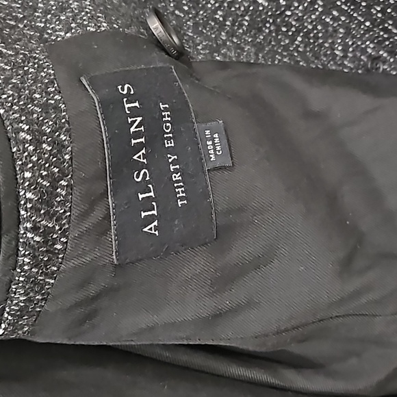 All saints long coat size 38 - Picture 3 of 4